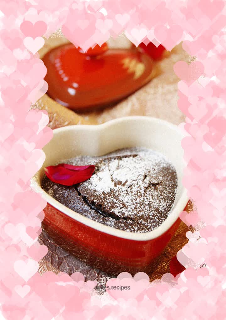The most representative heart-warming cake of Chinese Valentine's Day - Chocolate Lava Cake