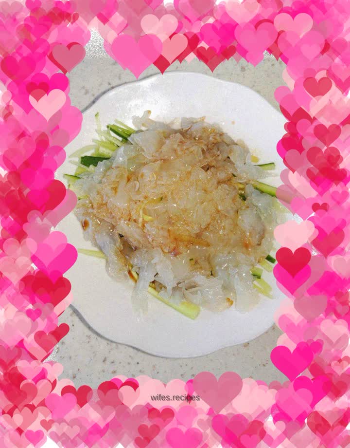 Cucumber mixed with stings