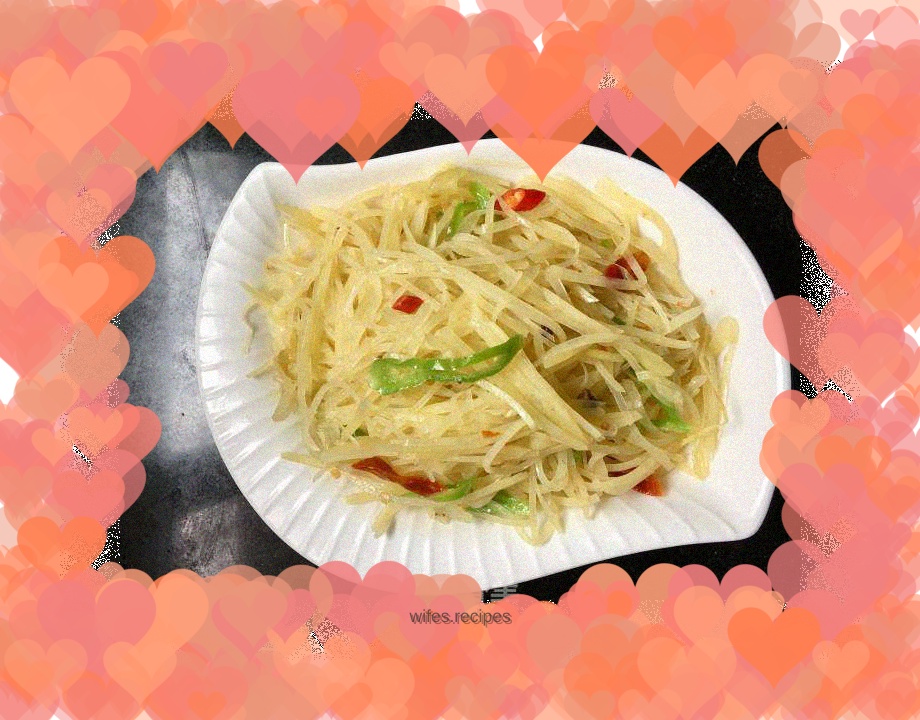 Hot and sour potato shreds