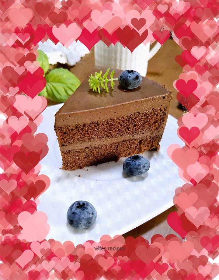 Six-inch chocolate mousse (uncut version)