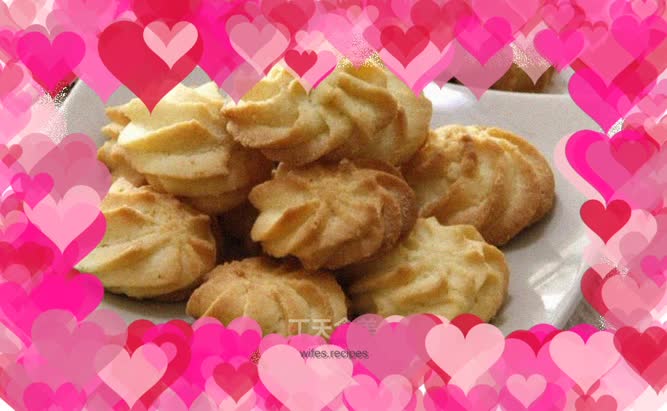 Rose flavored cookies