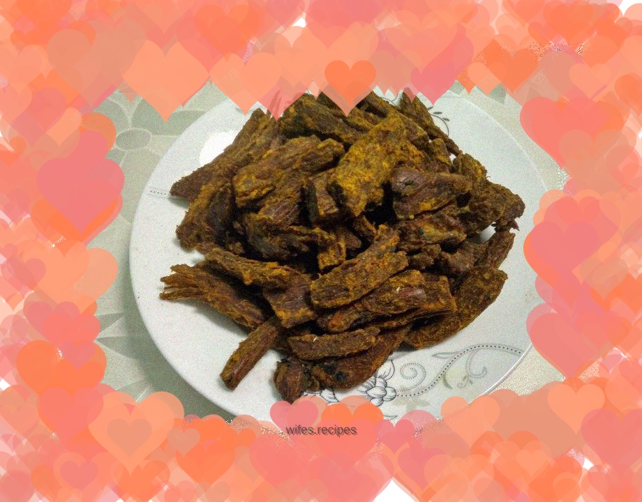Curry beef jerky