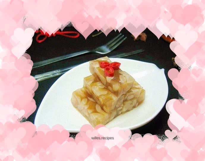 Pork skin jelly