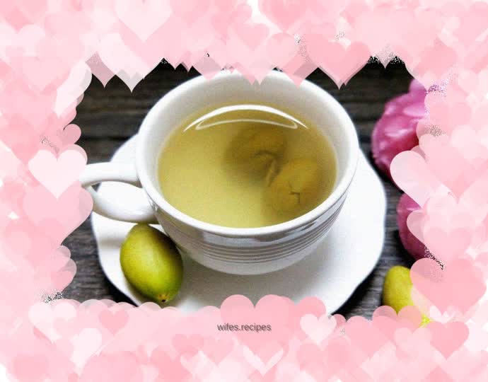 Olive rock sugar water