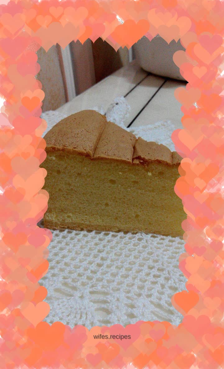 Xylitol version of chiffon cake