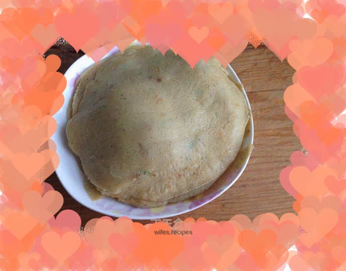 Egg Pancake with Spicy Soybean Sauce