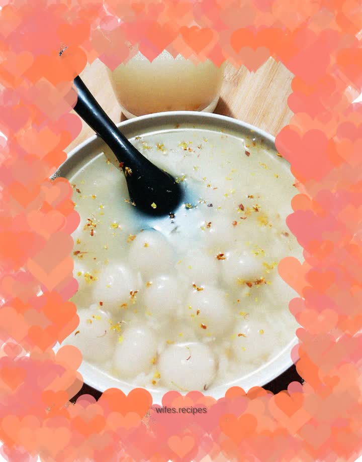Sweet Osmanthus Rice Balls