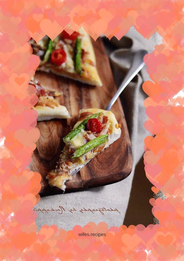 【Tuna Bacon Pizza】Mix and match is also exciting