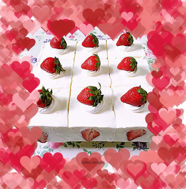 "Berry" eyes express love~ (Mousse cake for lover)