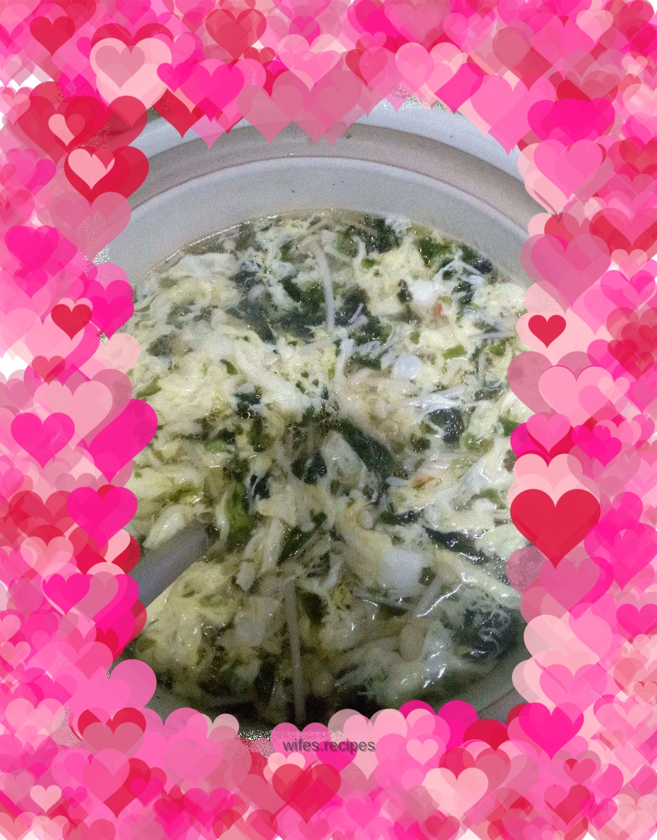 Enoki Mushroom Egg Soup