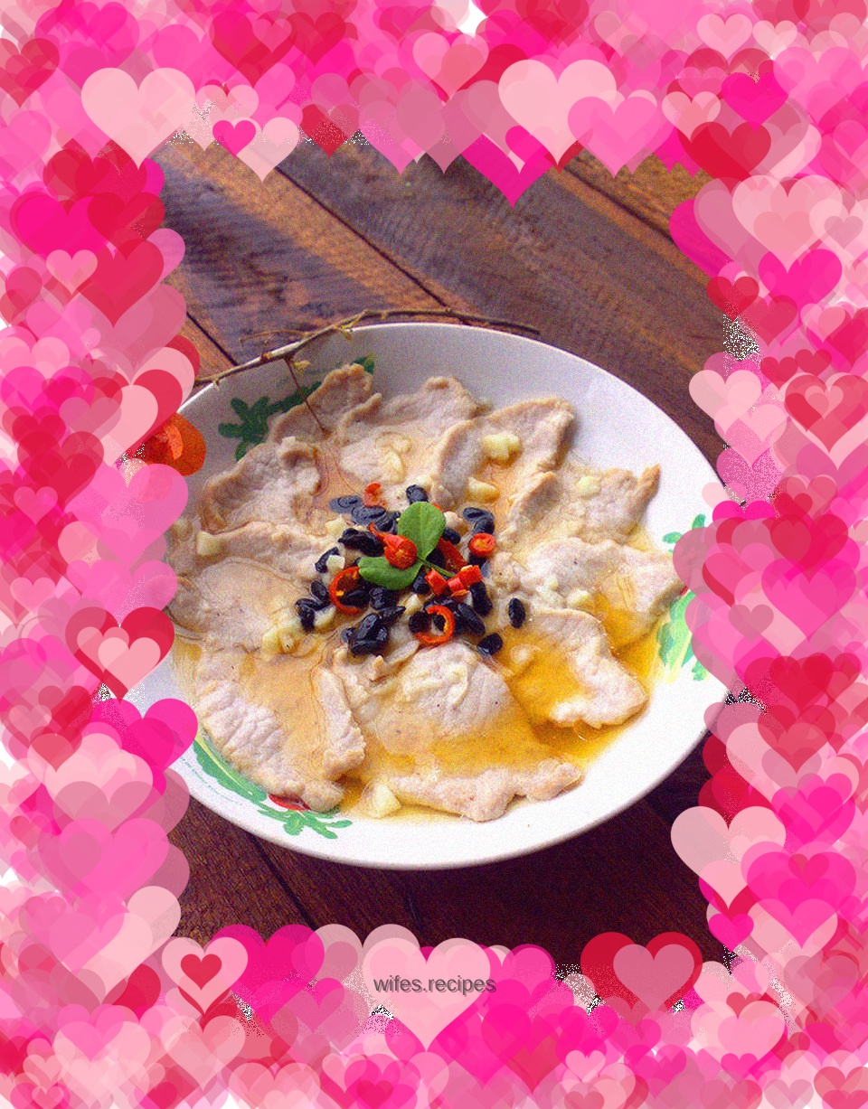 Steamed Pork Slices with Drum Pepper