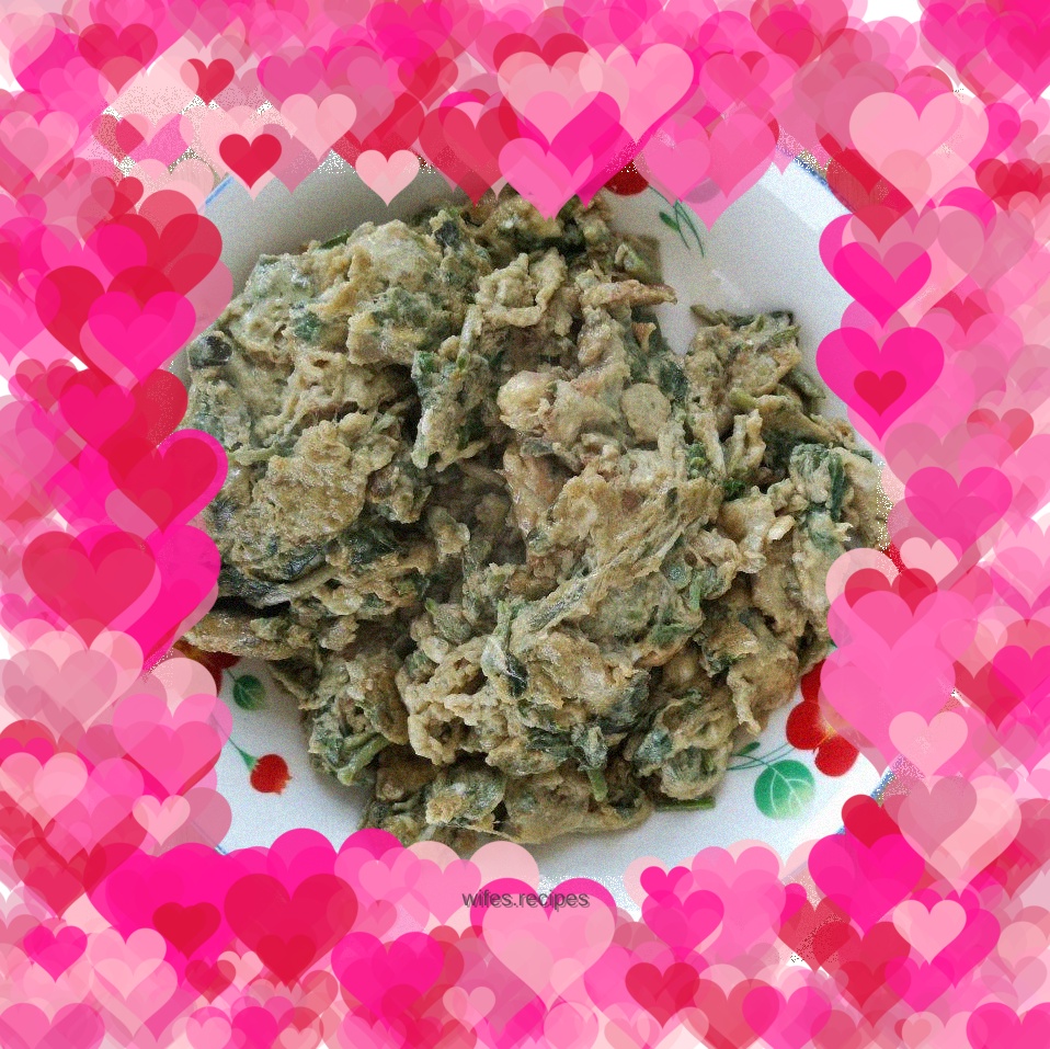 Chinese toon omelette