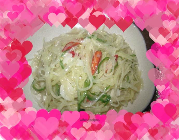 Hot and sour potato shreds