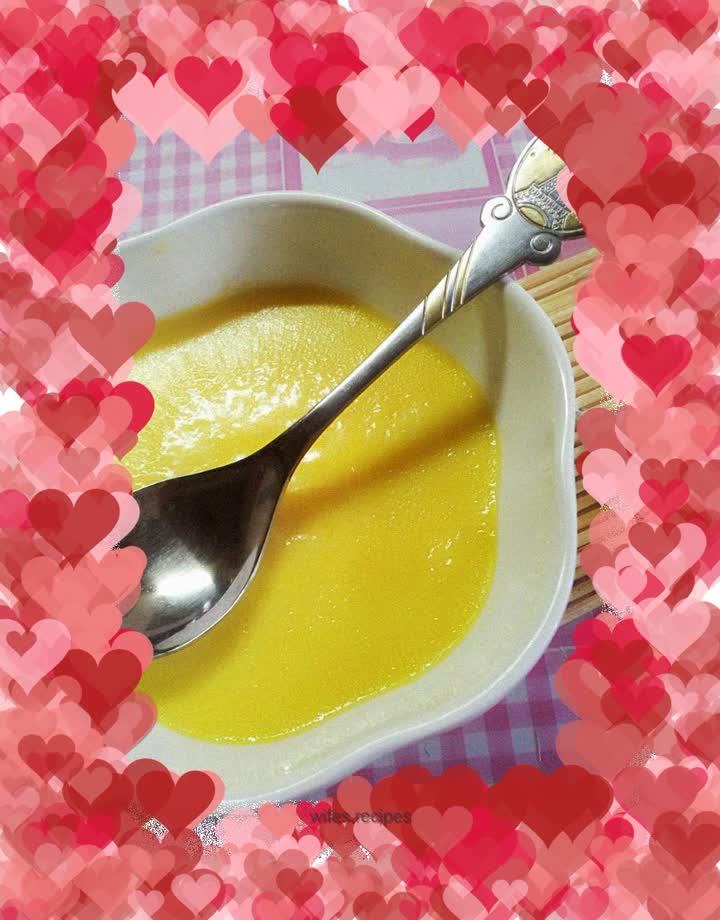 Sweet and tender - steamed hill pudding