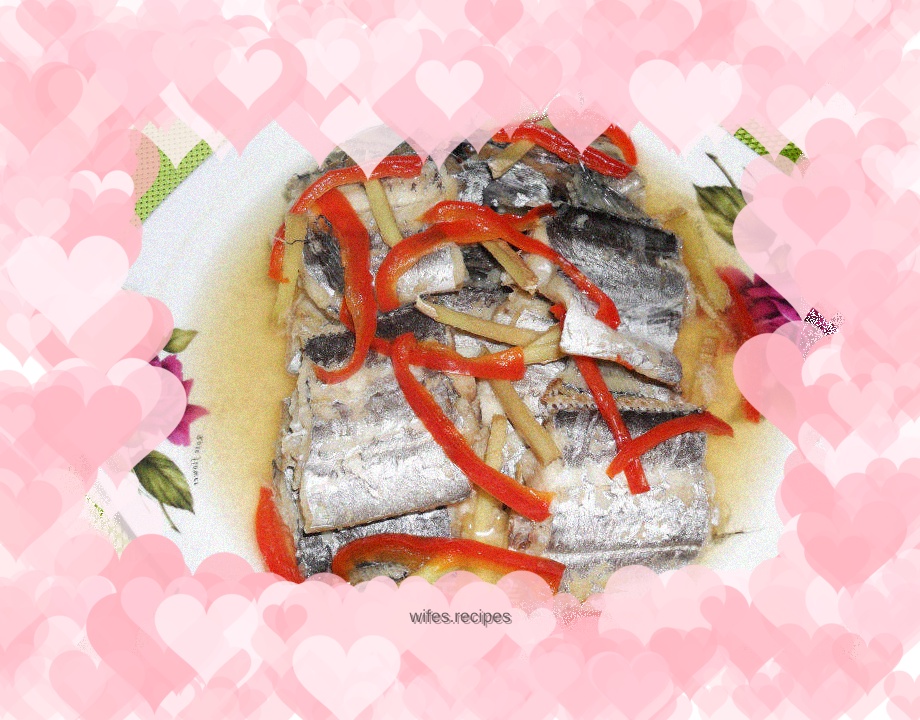 Healthy and delicious - steamed hairtail