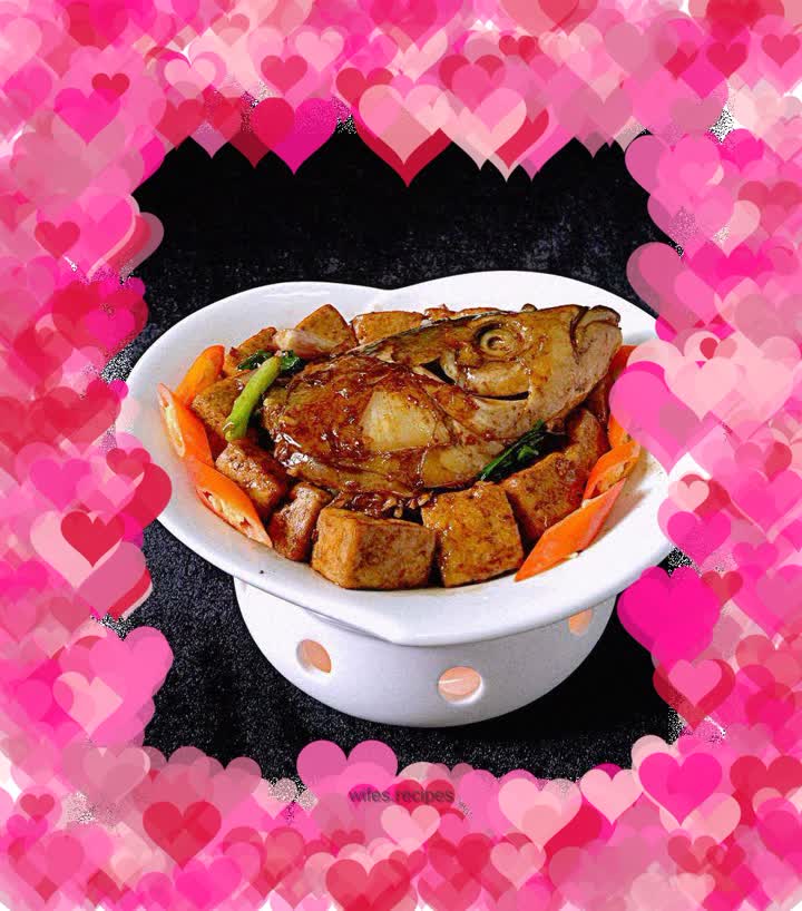 Fish head grilled tofu