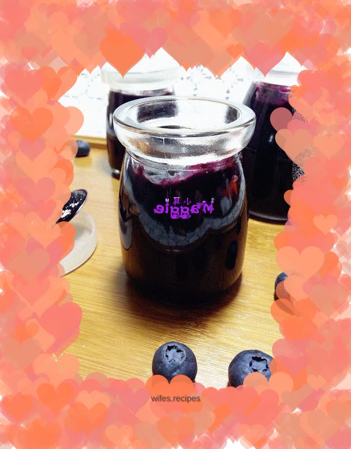 Fragrant blueberry jam