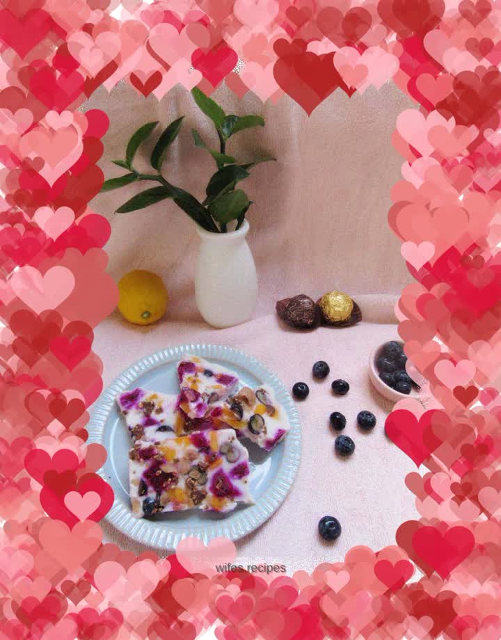 Cool summer yogurt jelly