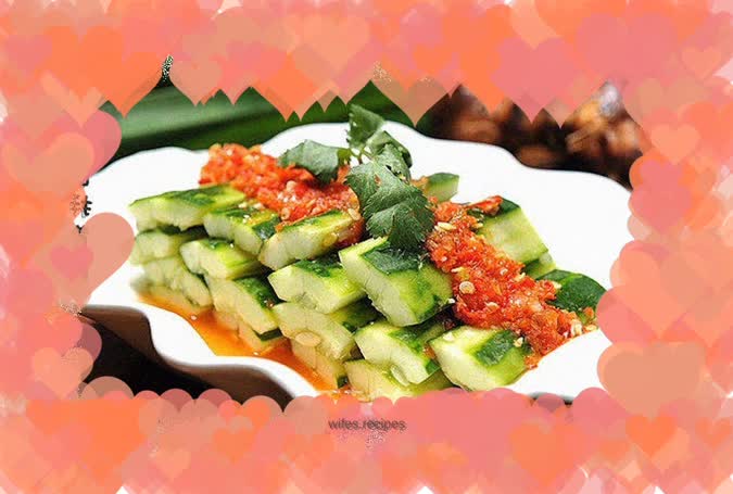 Northeastern flavor--Cucumber mixed with garlic chili sauce