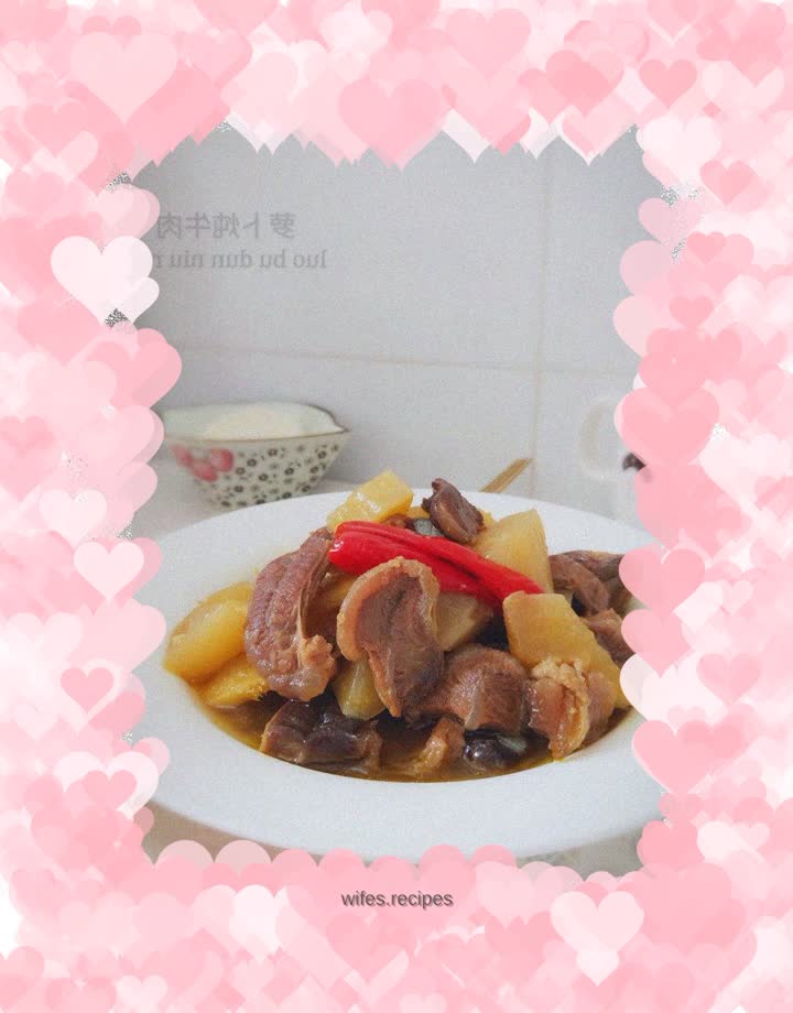 Beef stew with radish