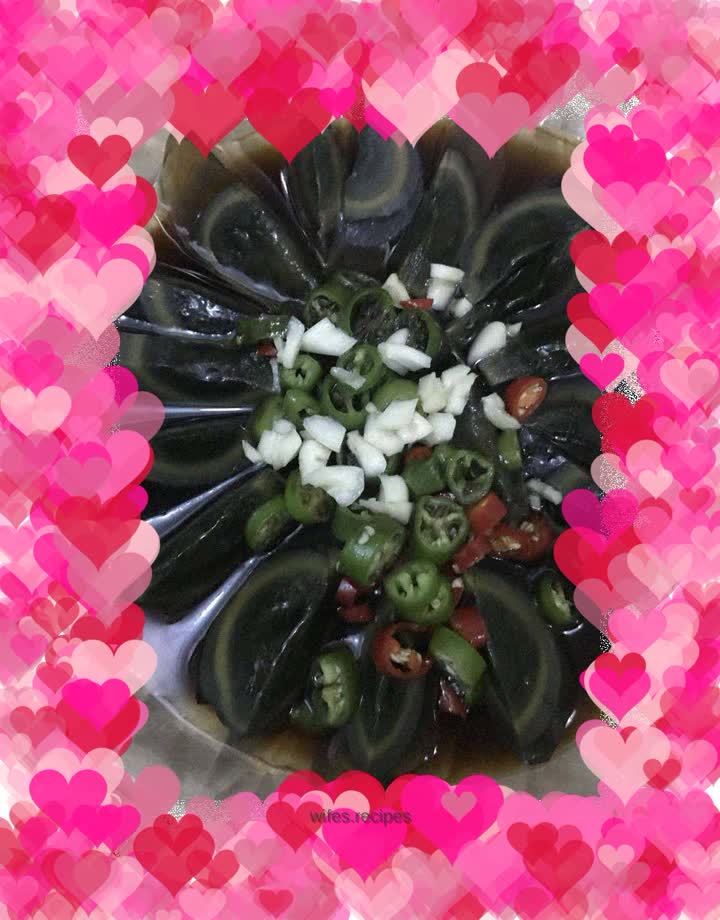 Spicy Pepper Preserved Egg