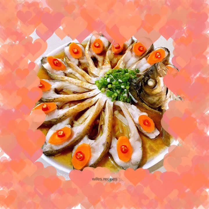 Peacock Steamed Fish