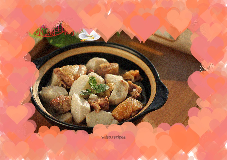 Taro and cured duck pot