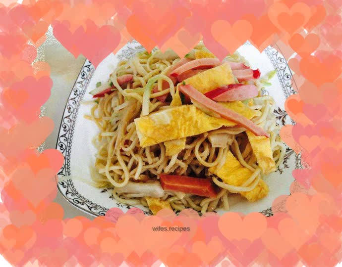 Sweet and sour cold noodles