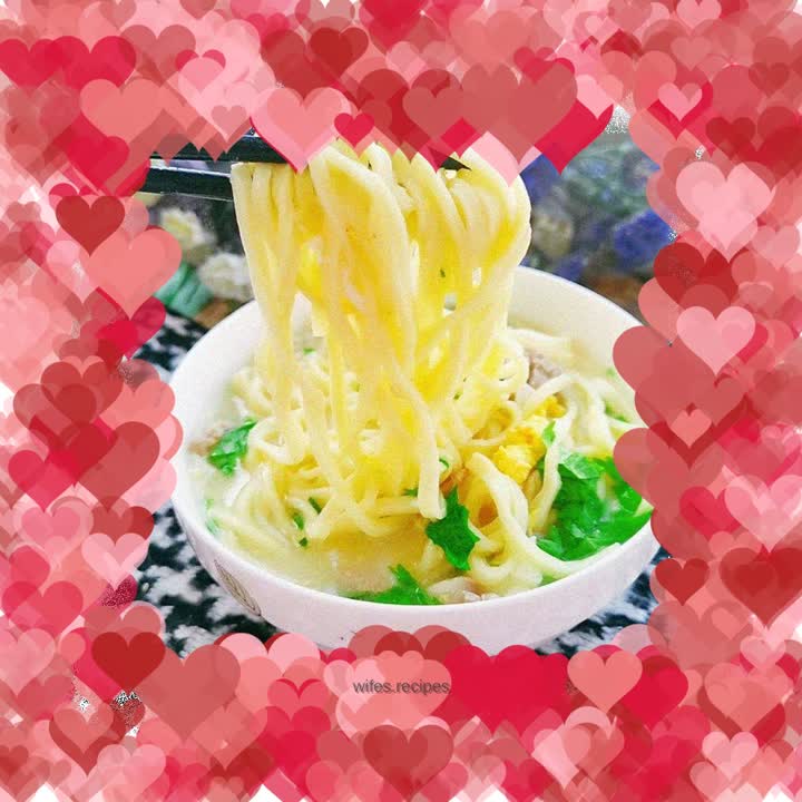 Hand-rolled egg noodles