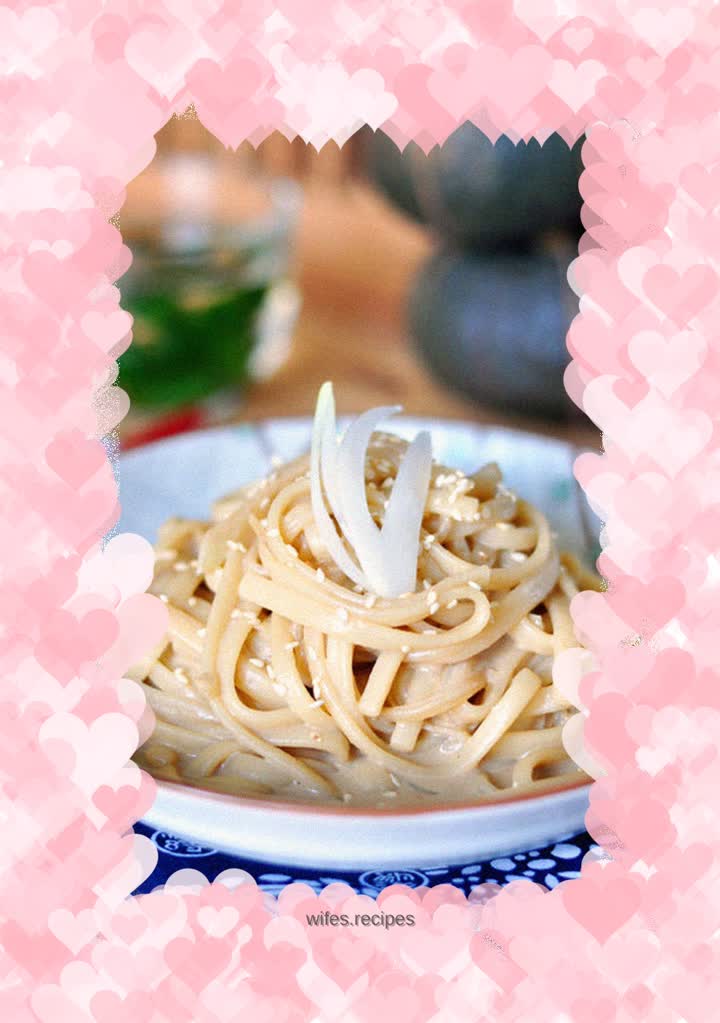 Sesame and Onion Udon