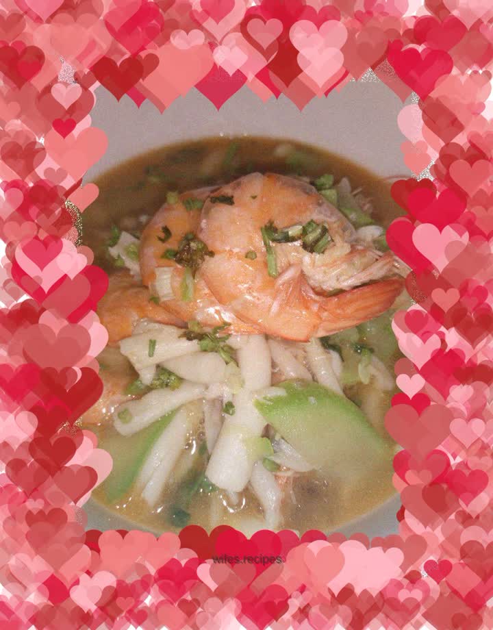 Seafood Mushroom and Prawn Soup