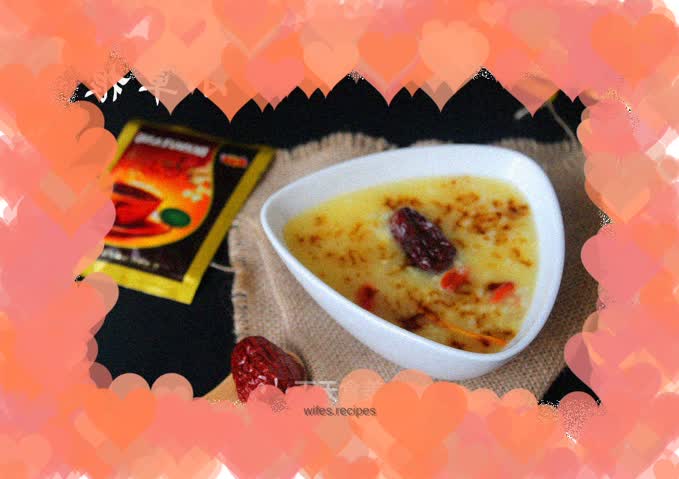 Winter health-preserving Cordyceps flower and wolfberry porridge