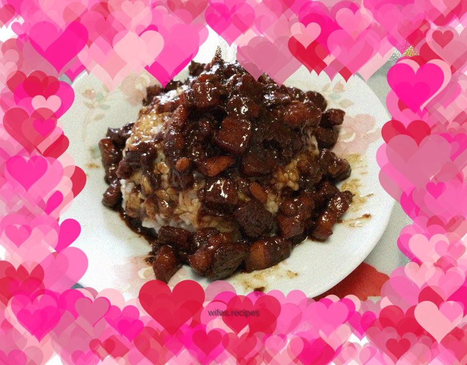Braised pork rice
