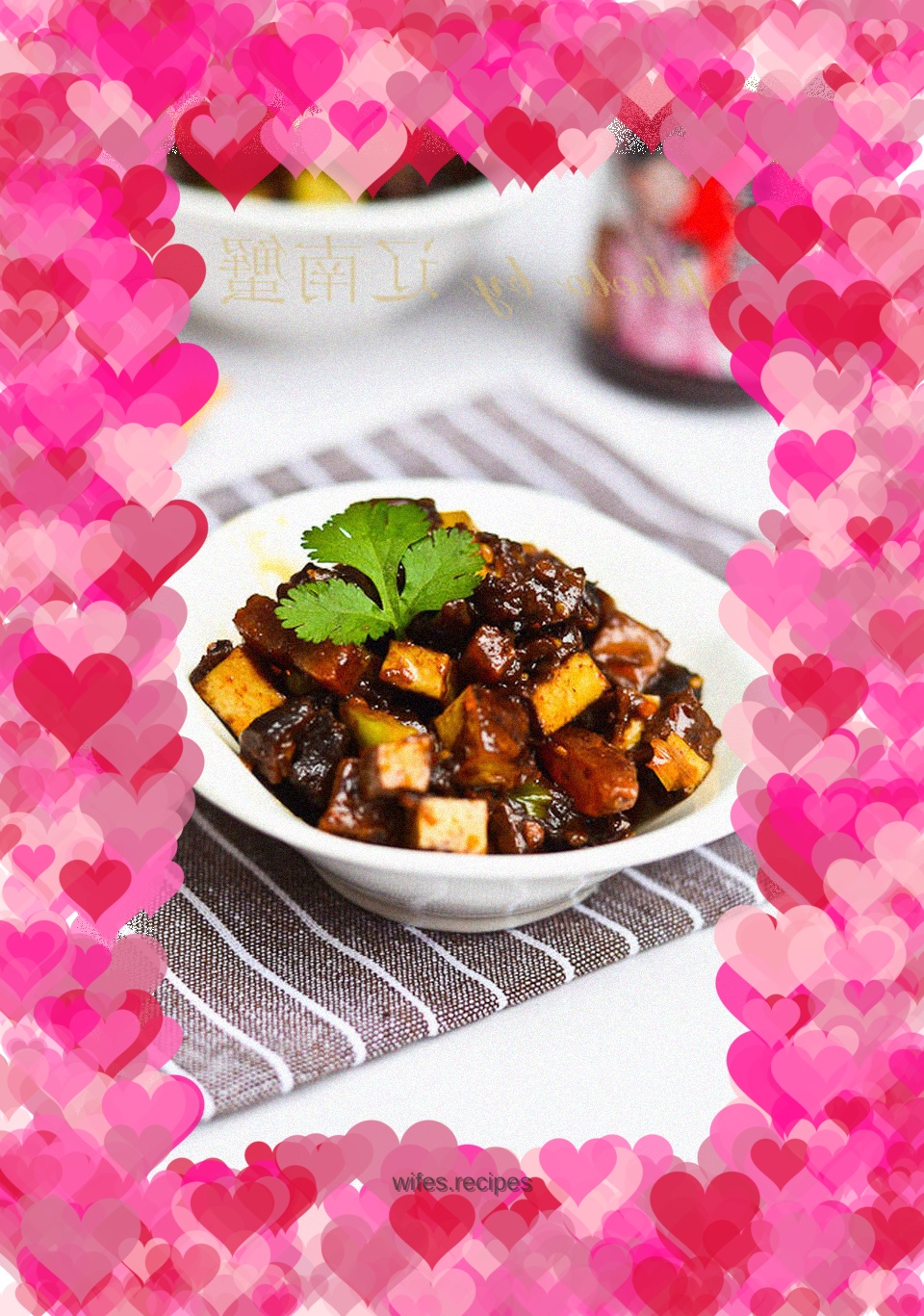 Stir-fried Dried Mushrooms in Sauce