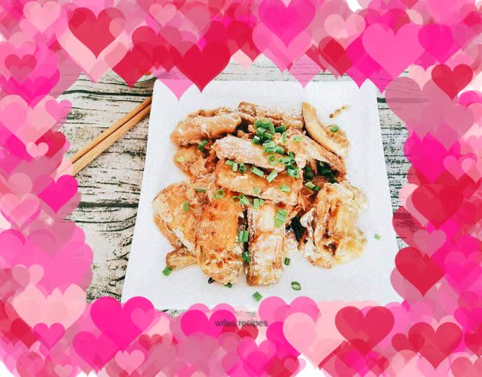 Braised hairtail fish