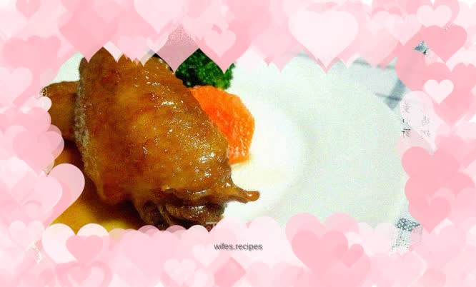 Seafood soy sauce grilled chicken wings