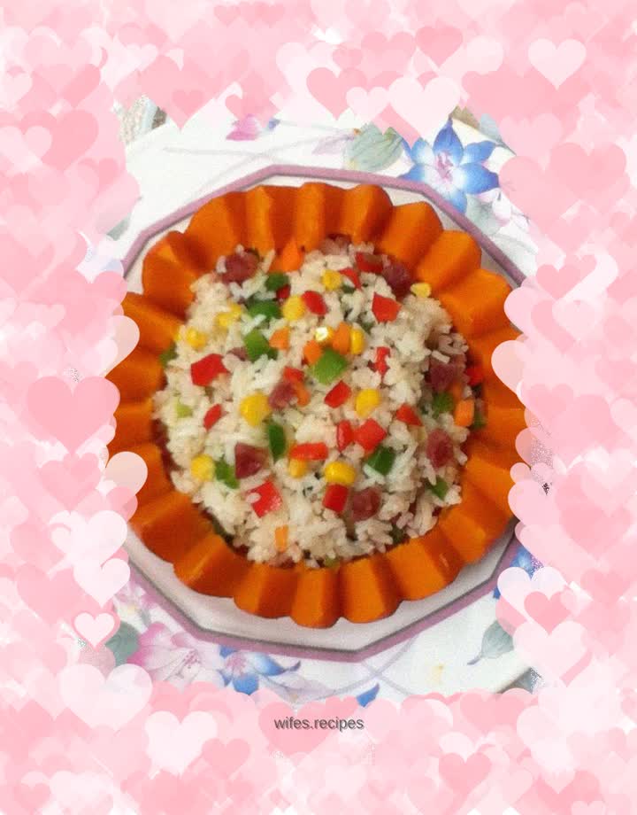 Colorful Pumpkin Rice