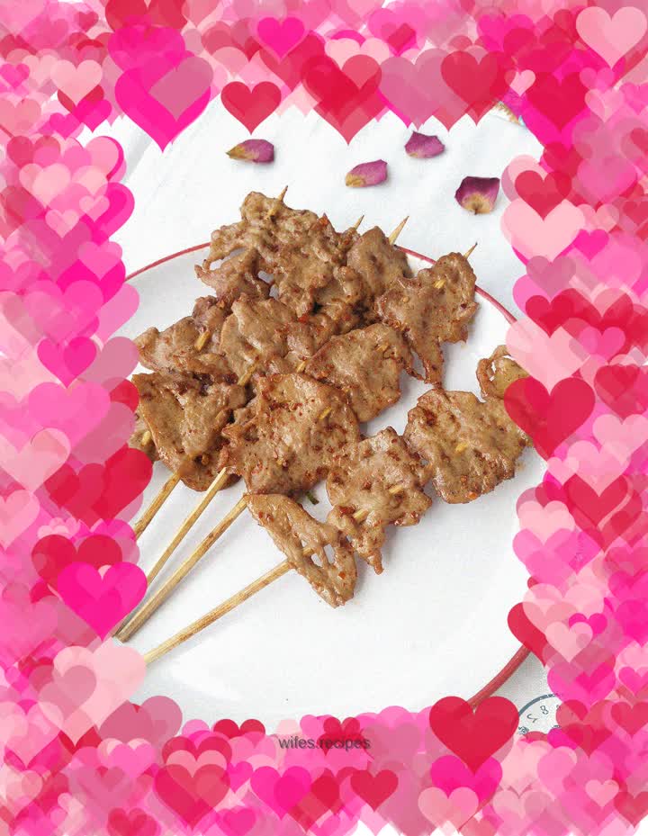 ~Spicy skewered grilled tenderloin