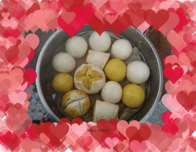 Colorful steamed buns