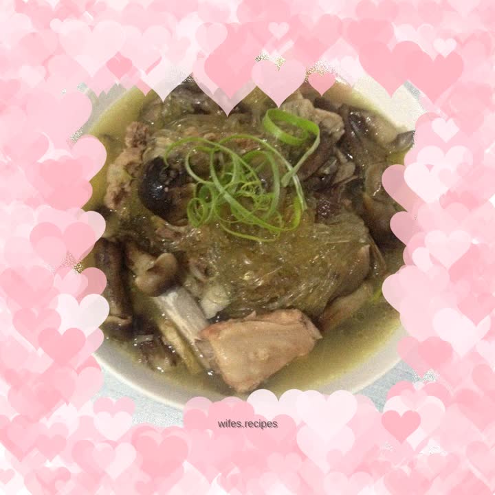 Braised Pork Ribs with Mushrooms