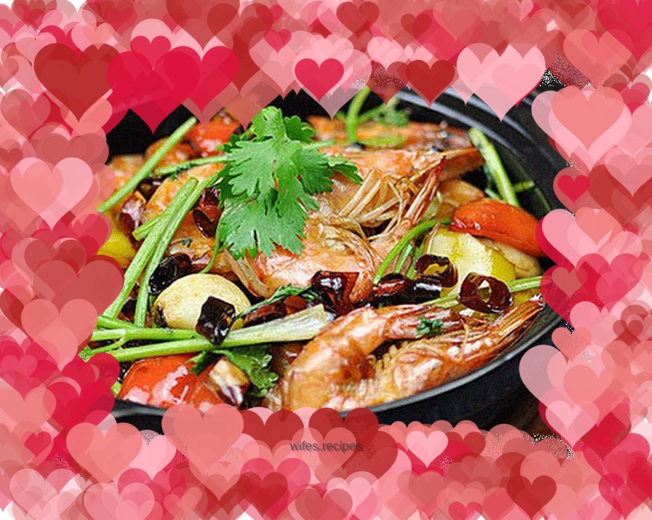Spicy Hot Pot Shrimp