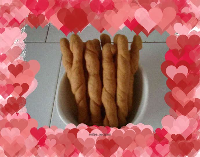 Non-fried spicy crispy twists