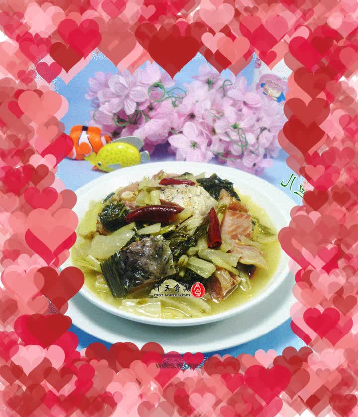 Braised Drunken Fish with Pickled Cabbage