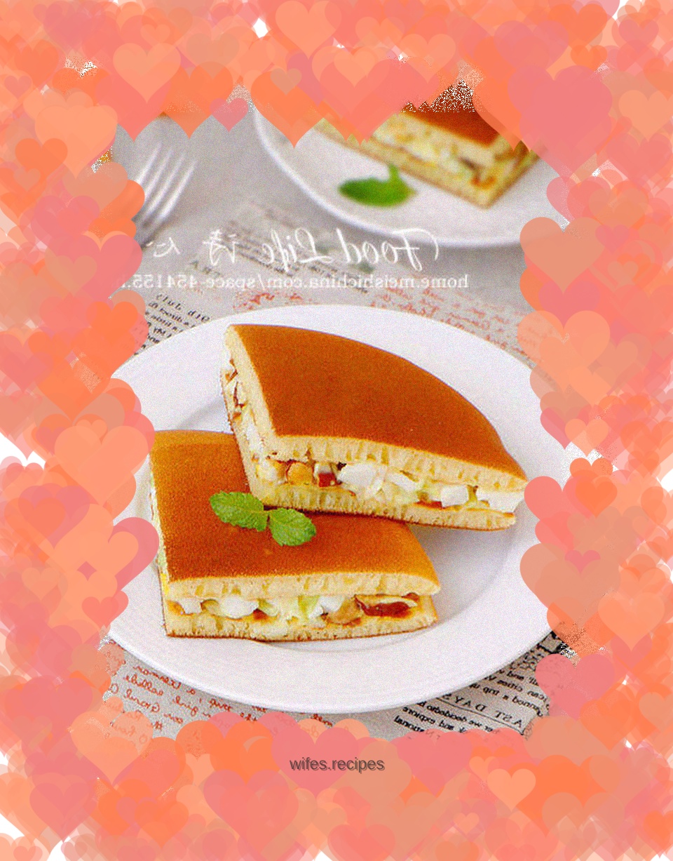 【Milk Waffle Sandwich】--- Ten-minute super energy breakfast