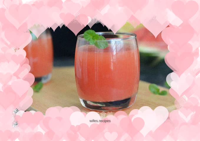 Pineapple and watermelon juice