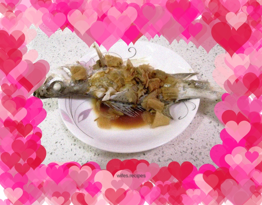 Whole seabass with winter vegetables