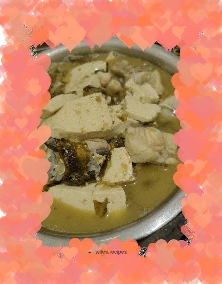 Sauerkraut and tofu fish