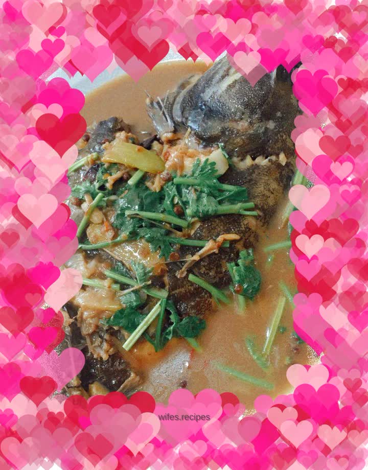 Braised fish with squid