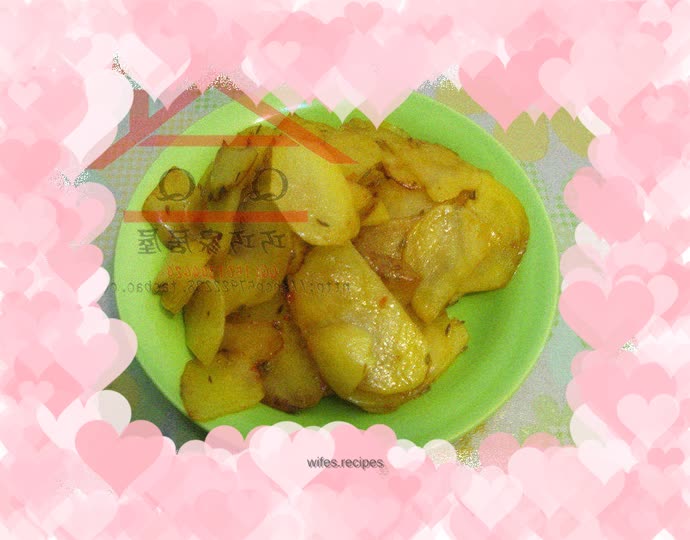 Sizzling potato chips family version