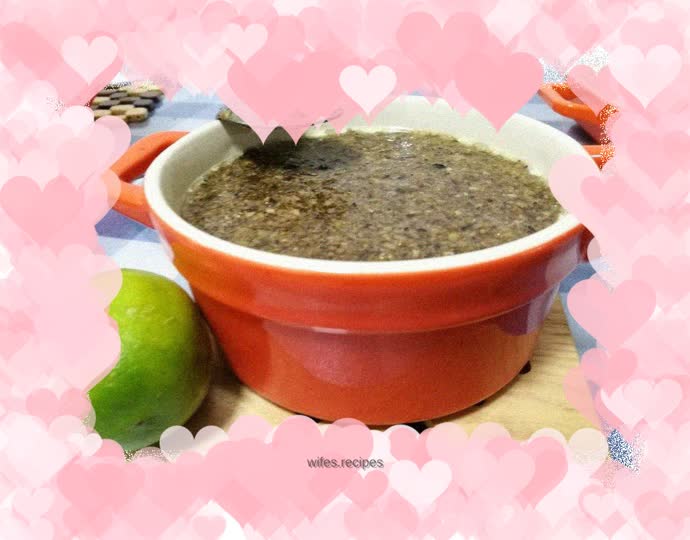 Steamed Egg with Mushroom Sauce